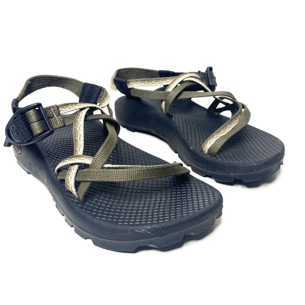 Chaco Z2 Classic Black Strappy Adjustable Toe Loop Outdoor Hiking Sandals Sz 6